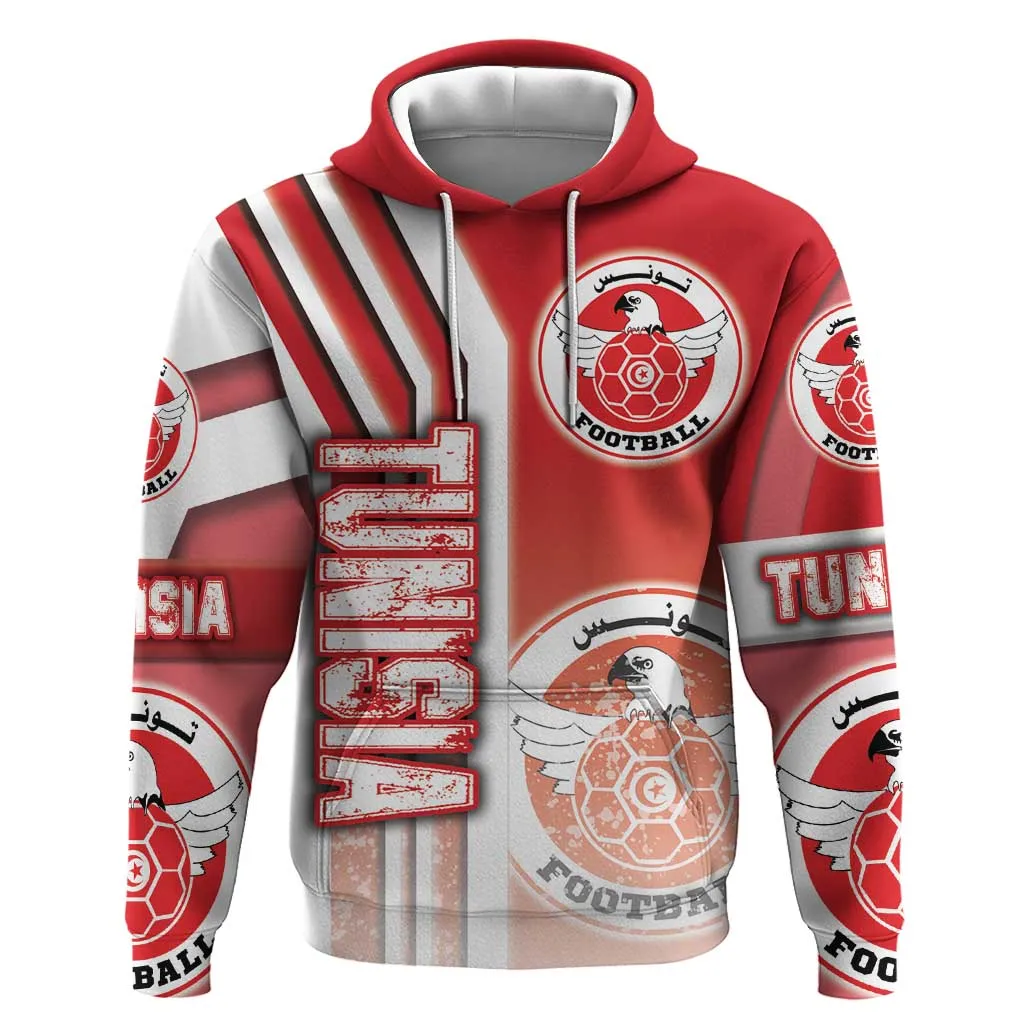 Tunisia Soccer Hoodie Eagles of Carthage Football - Road To Champion DT03