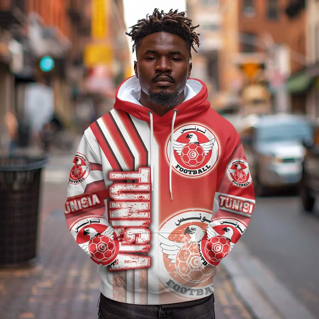 Tunisia Soccer Hoodie Eagles of Carthage Football - Road To Champion DT03