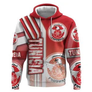 Tunisia Soccer Hoodie Eagles of Carthage Football - Road To Champion DT03
