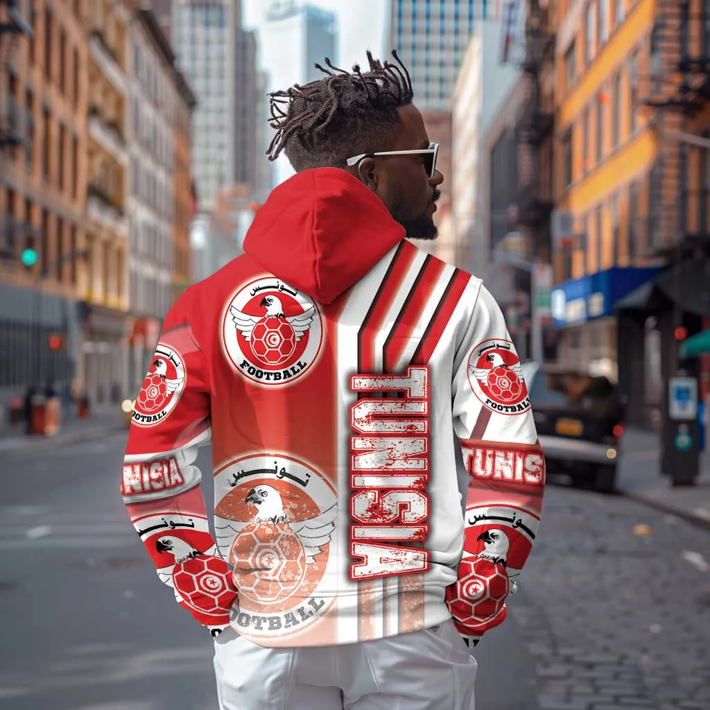 Tunisia Soccer Hoodie Eagles of Carthage Football - Road To Champion DT03