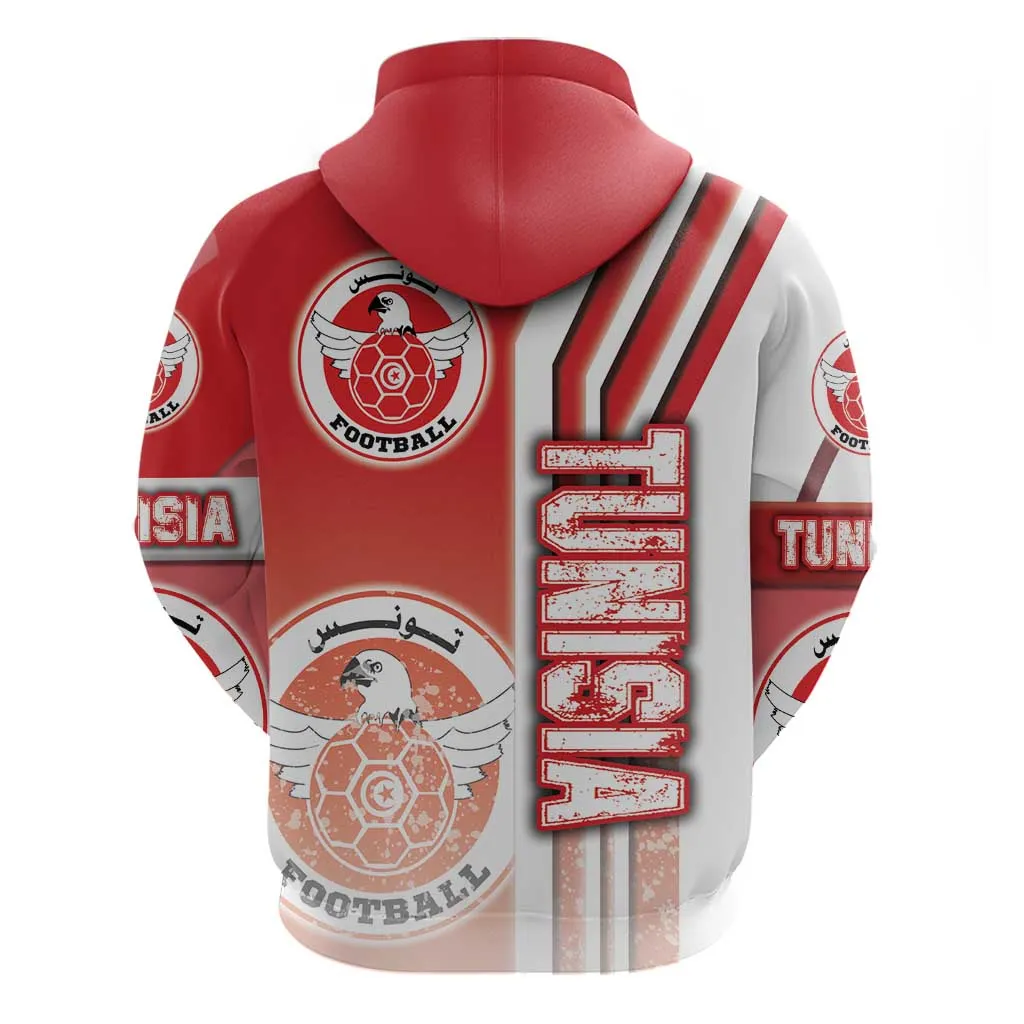 Tunisia Soccer Hoodie Eagles of Carthage Football - Road To Champion DT03