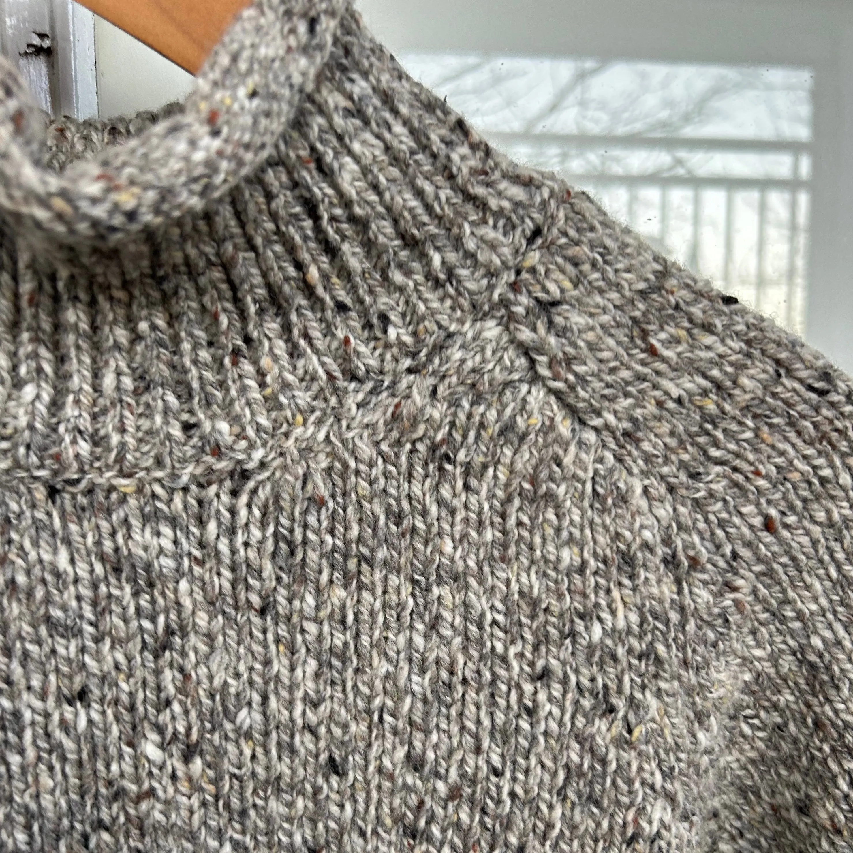 Turtle Neck Jumper - Porridge