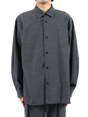 TWIST WOOL TROPICAL OVERSIZED SHIRTS
