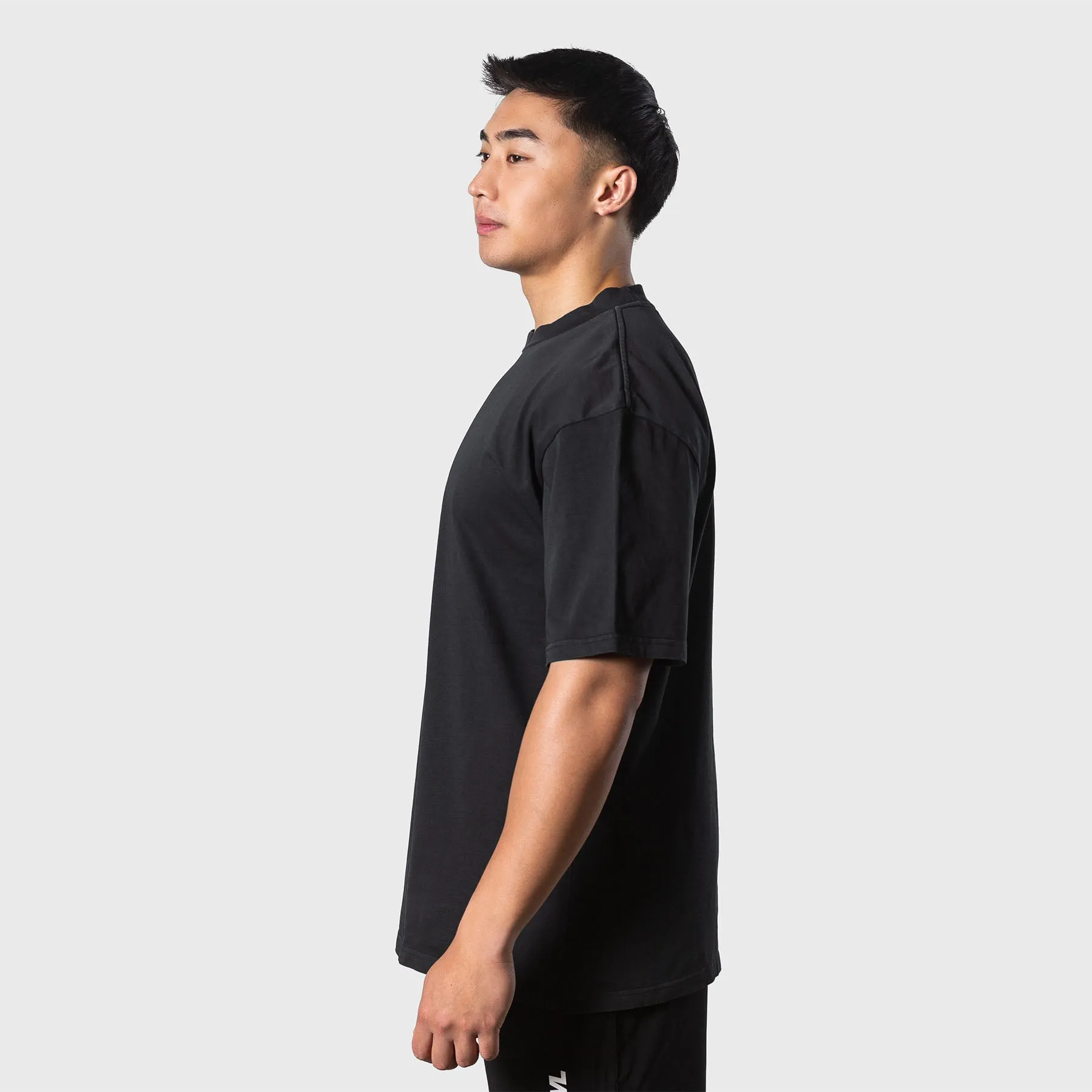 TWL - LIFESTYLE OVERSIZED T-SHIRT - BLANK - WASHED BLACK