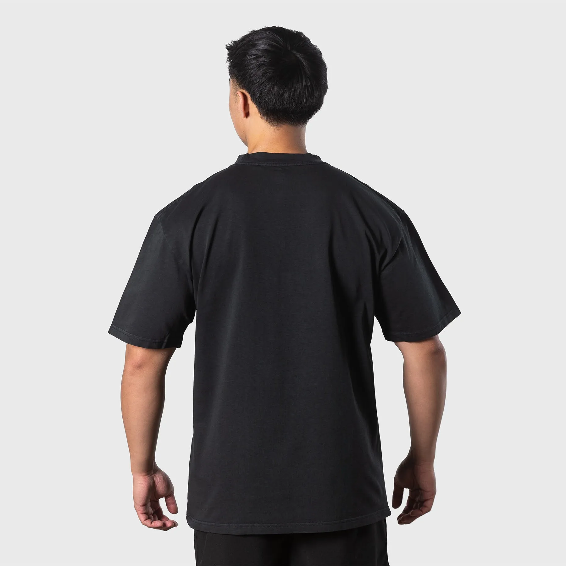 TWL - LIFESTYLE OVERSIZED T-SHIRT - BLANK - WASHED BLACK