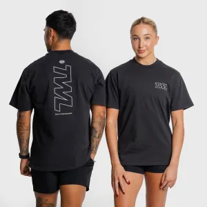 TWL - LIFESTYLE OVERSIZED T-SHIRT - FLEX - FADED BLACK