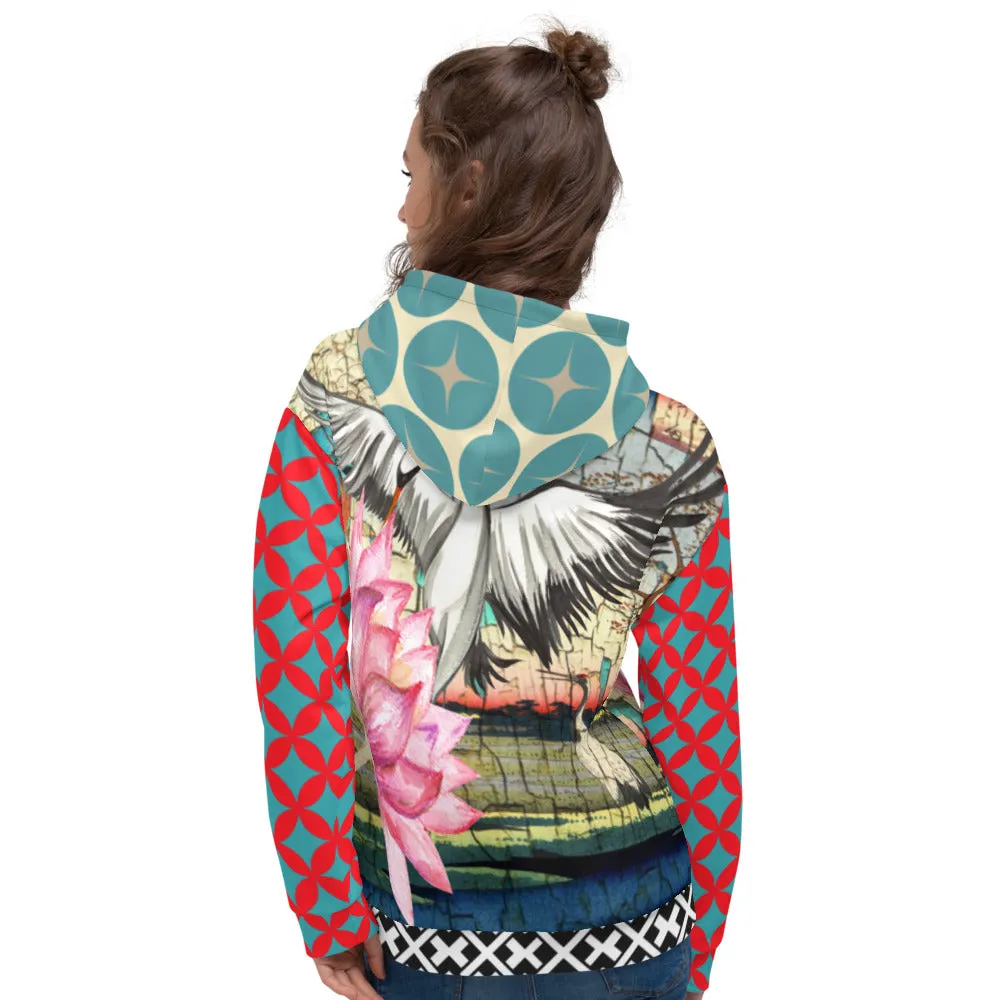Two Cranes Hoody