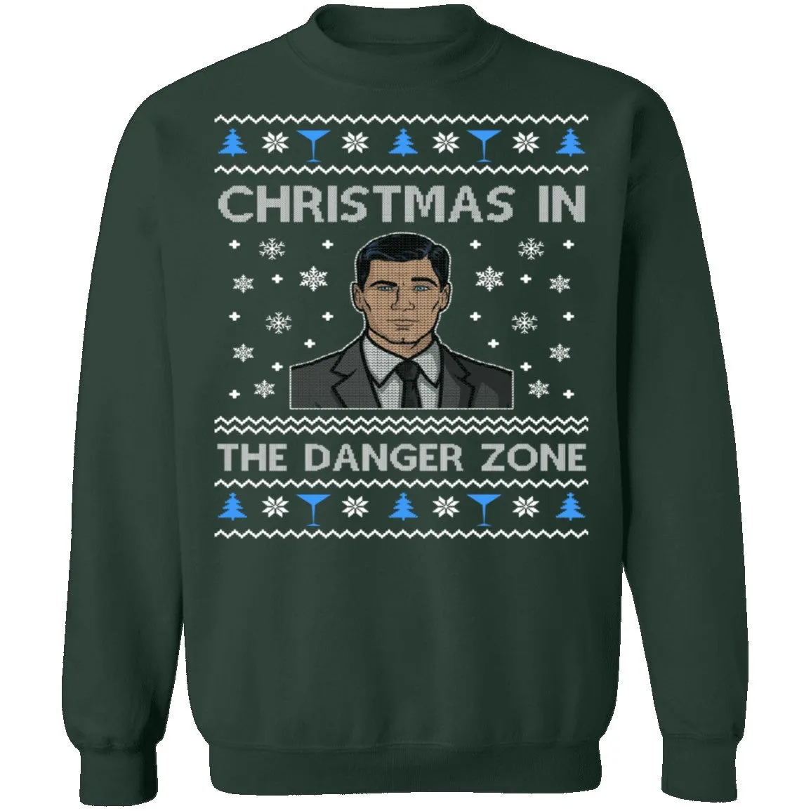 Ugly Christmas Sweater In The Danger Zone
