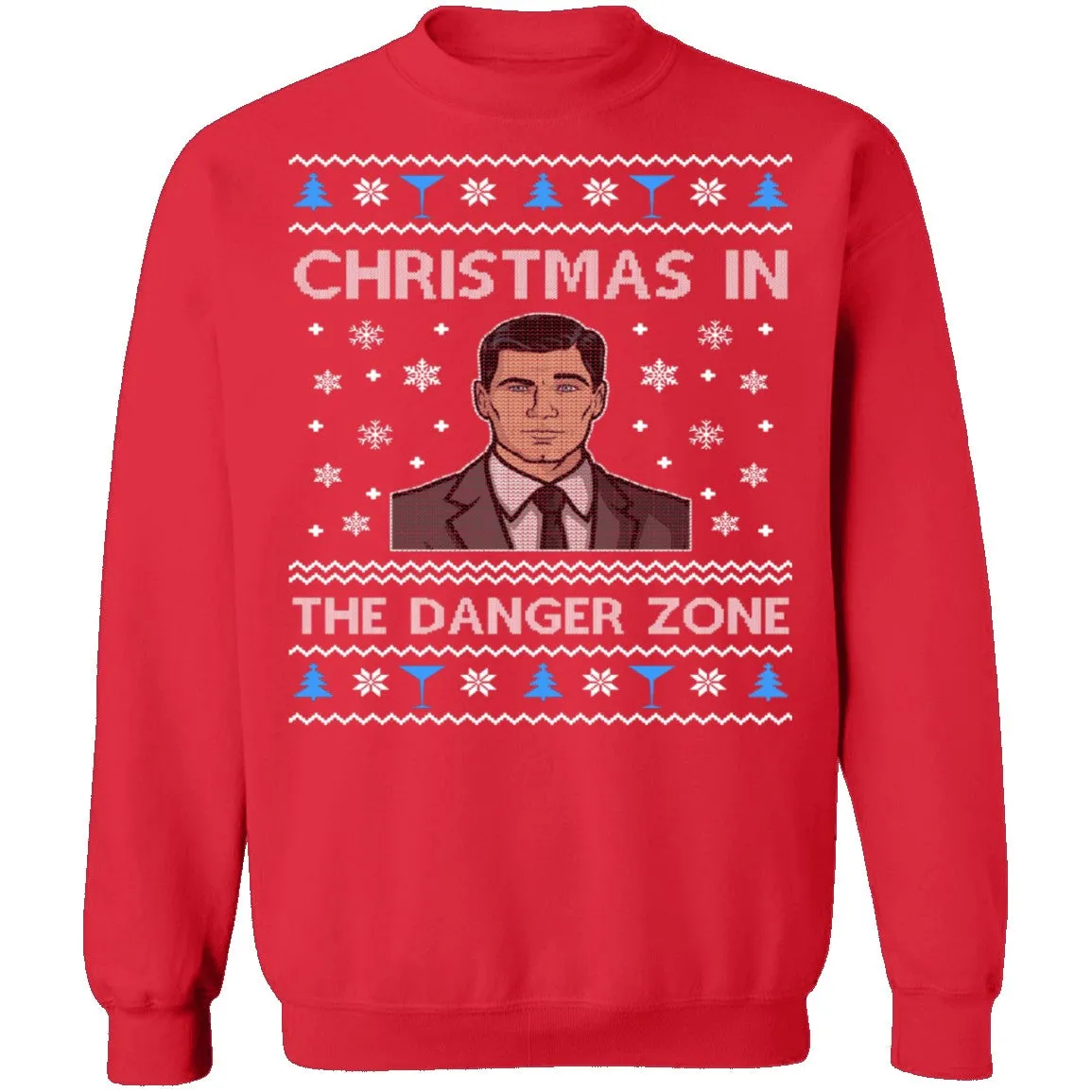 Ugly Christmas Sweater In The Danger Zone