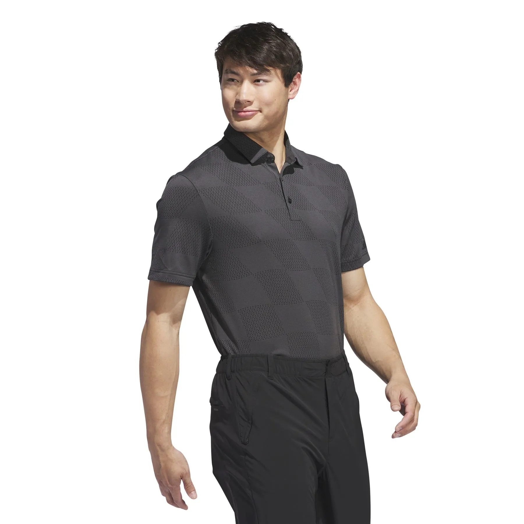 Ultimate365 Textured Polo Black