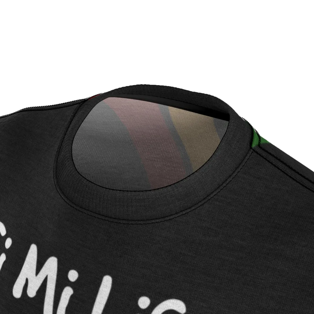 Unisex AOP Tee (FMLM-PANCOL-BLK)