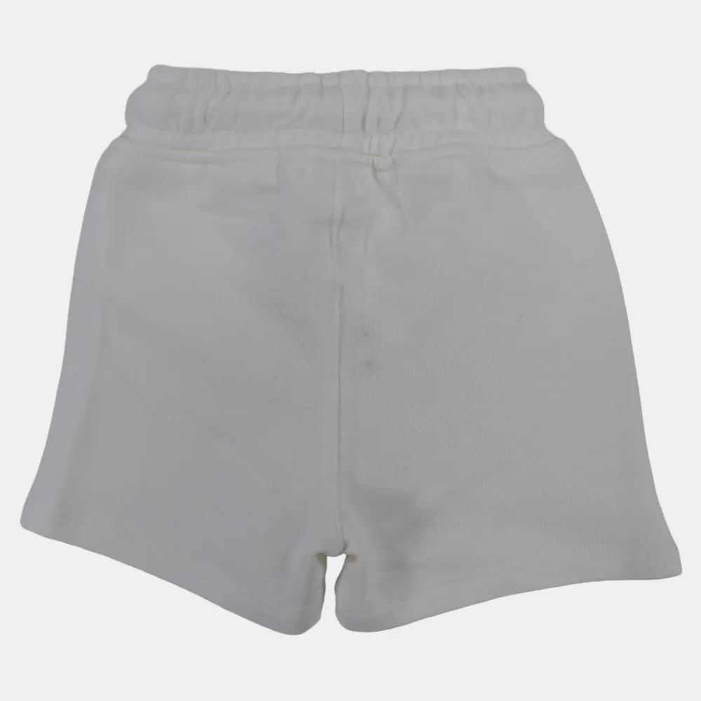 Unisex Baby Cotton Shorts – Offwhite
