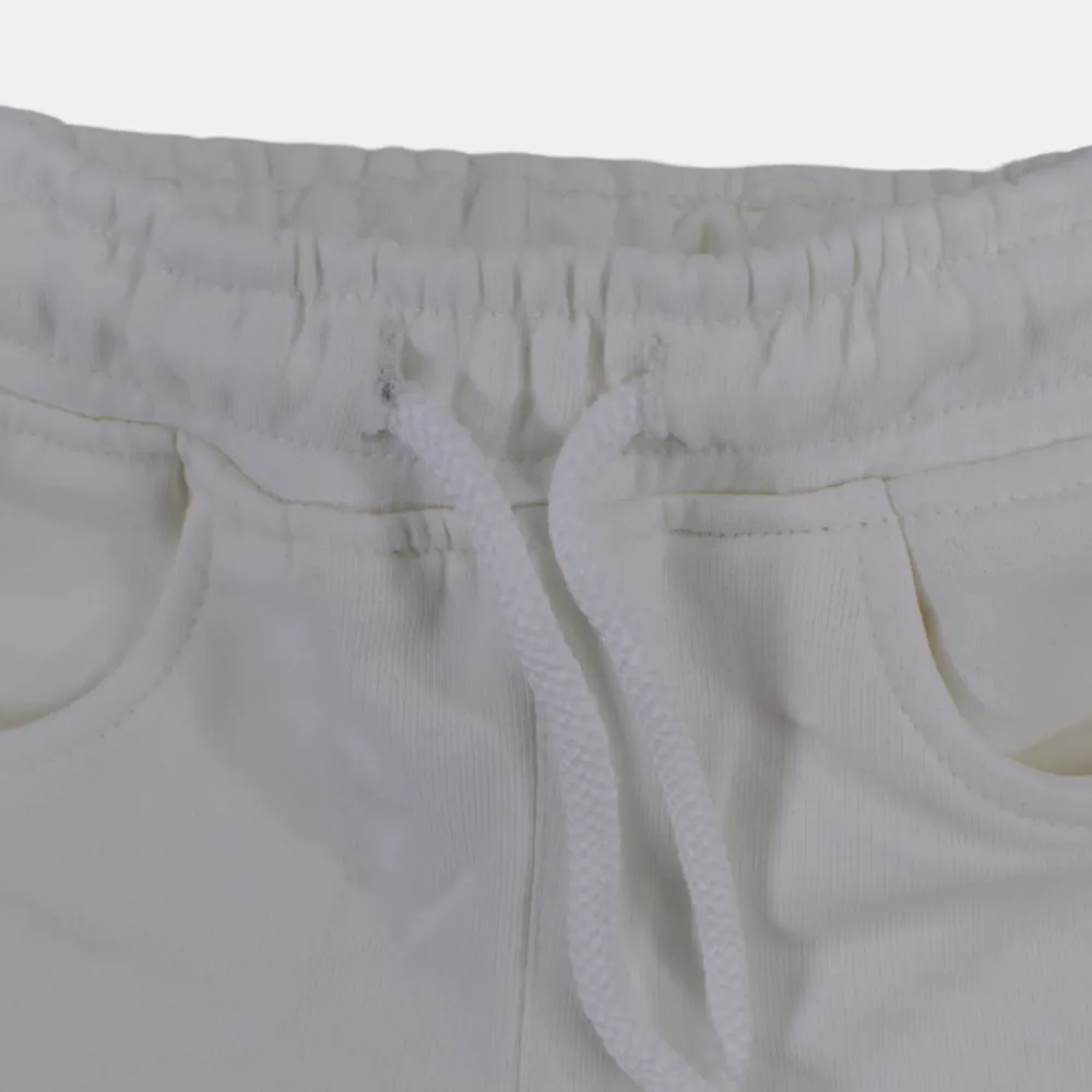 Unisex Baby Cotton Shorts – Offwhite