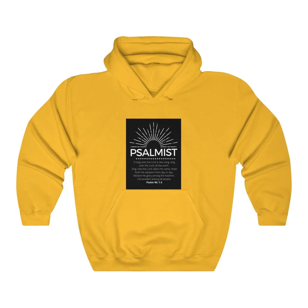 Unisex Heavy Blend™ Hooded Sweatshirt (Black Love Rocks Original Design - Psalmist)