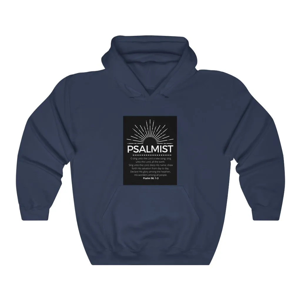 Unisex Heavy Blend™ Hooded Sweatshirt (Black Love Rocks Original Design - Psalmist)