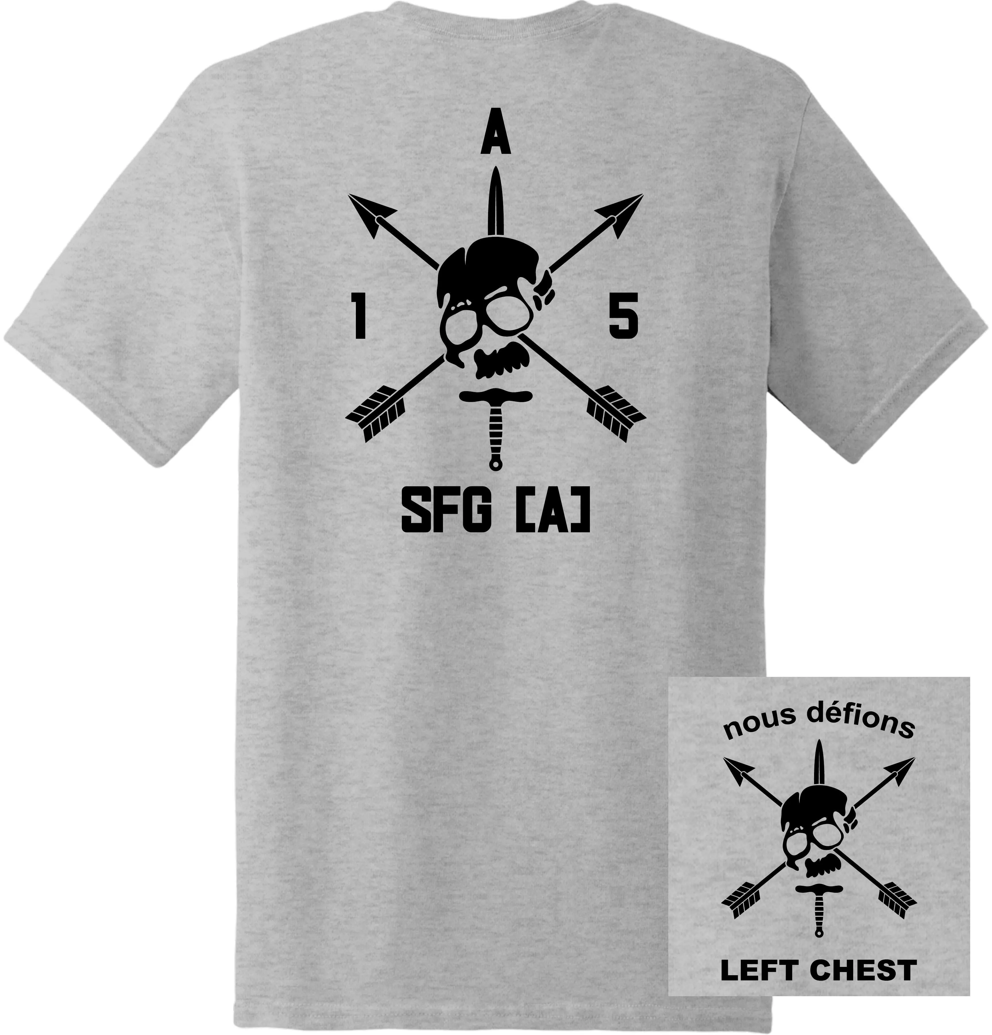 US Army - Special Forces 5th SFG (A) Nous Defions T-Shirt
