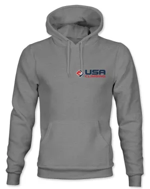USA Climbing Horizontal Logo Badge Hoodie - Adult