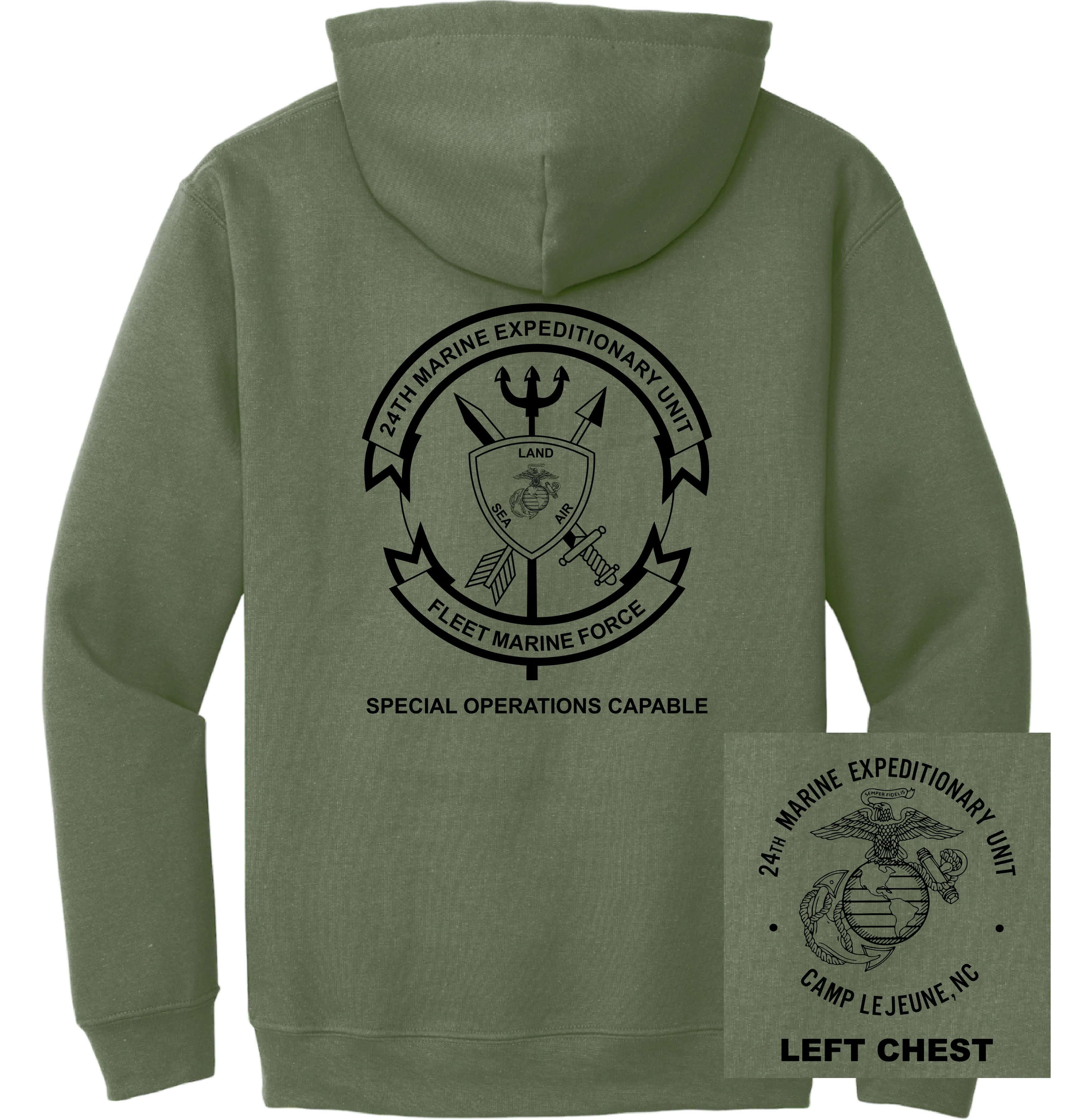 USMC - 24th Marine Expeditionary Unit (MEU) Hoodie