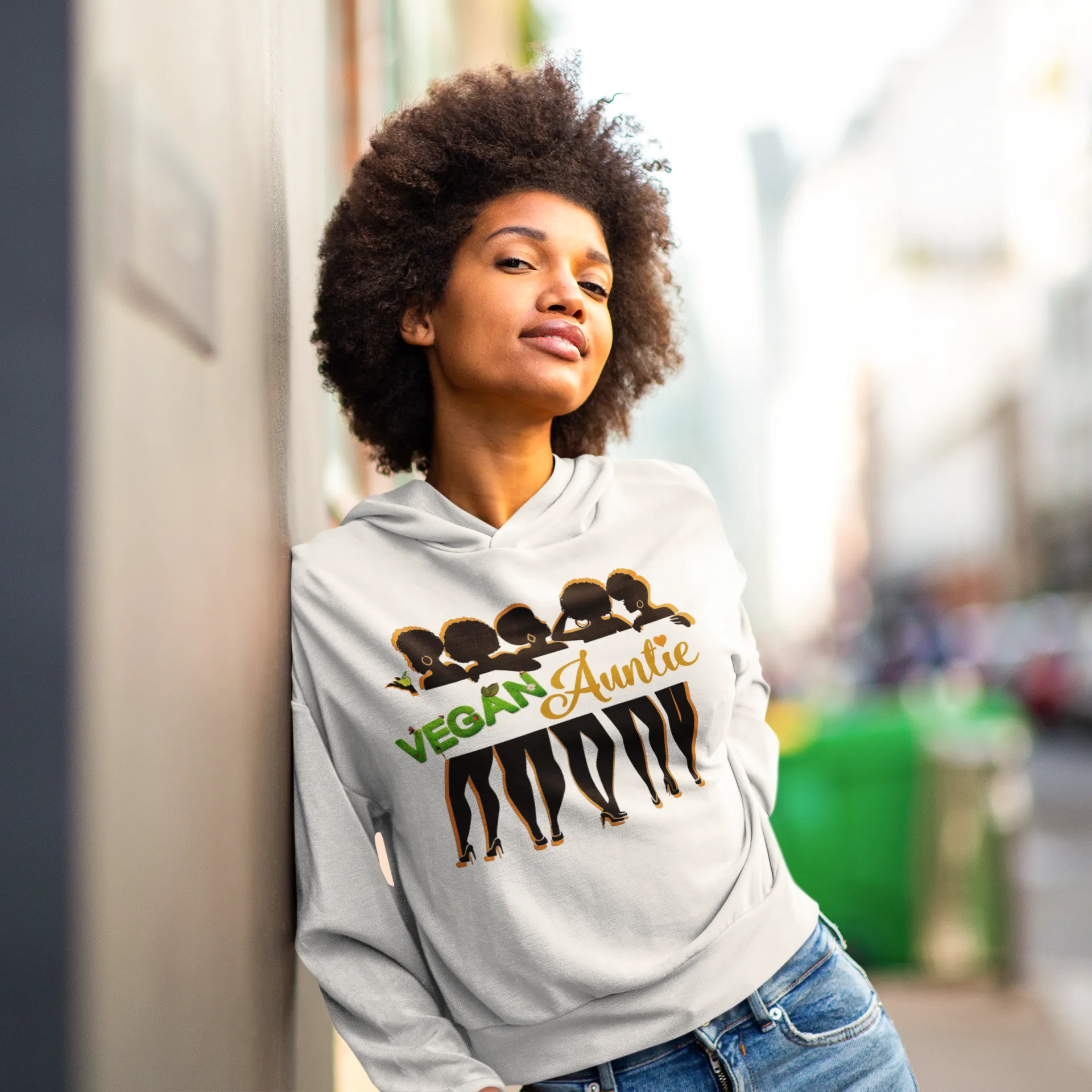 Vegan Auntie Hoodie (black)