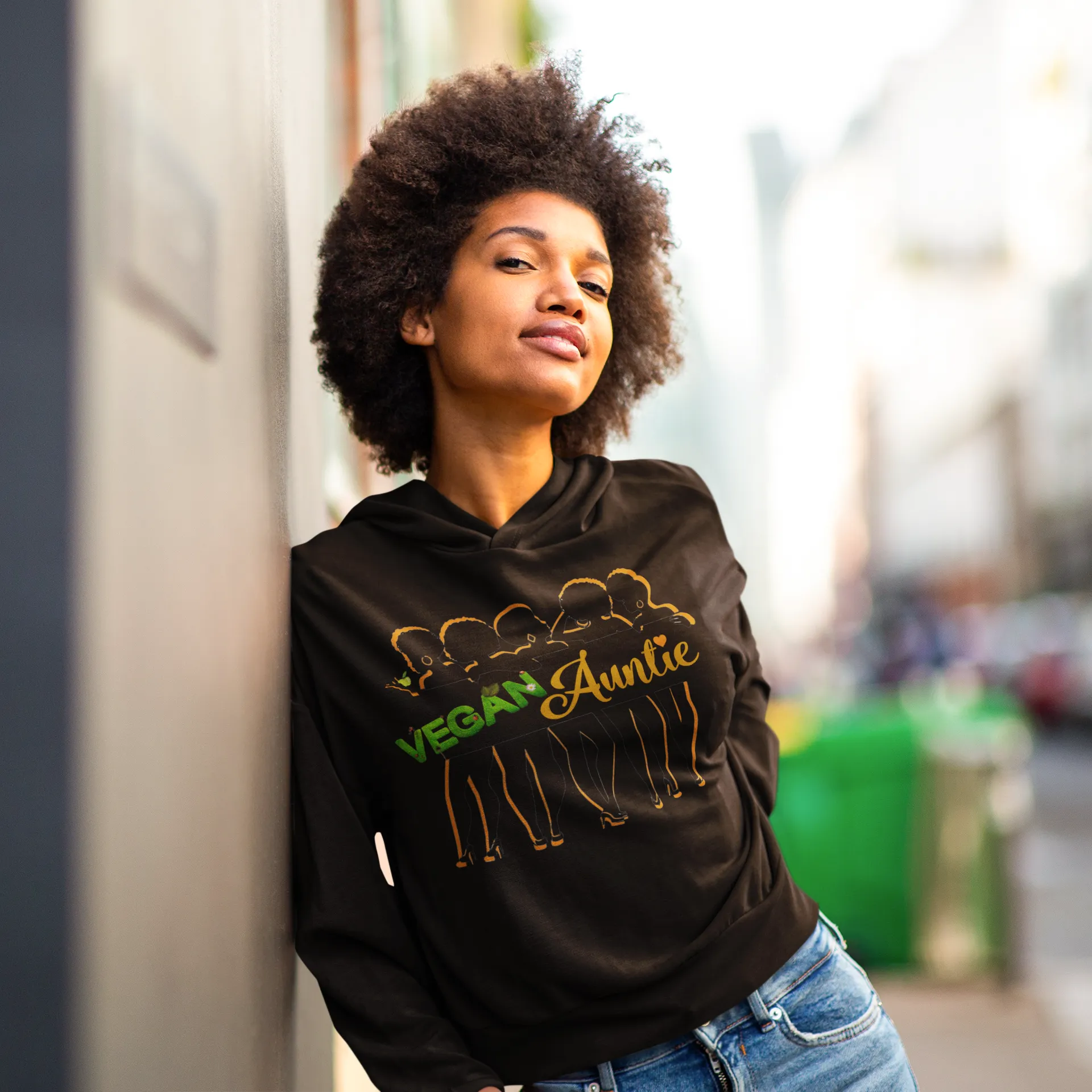 Vegan Auntie Hoodie (black)