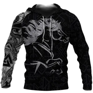 Viking Horse and Runes