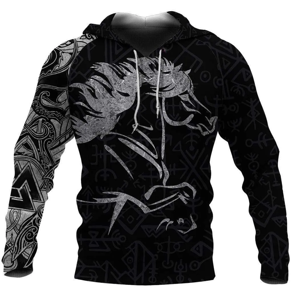 Viking Horse and Runes