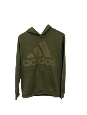 Vintage Adidas 3-Stripe Hoodie Medium