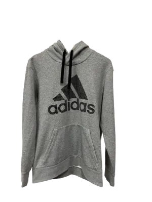 Vintage Adidas 3 Stripe Logo Hoodie Large