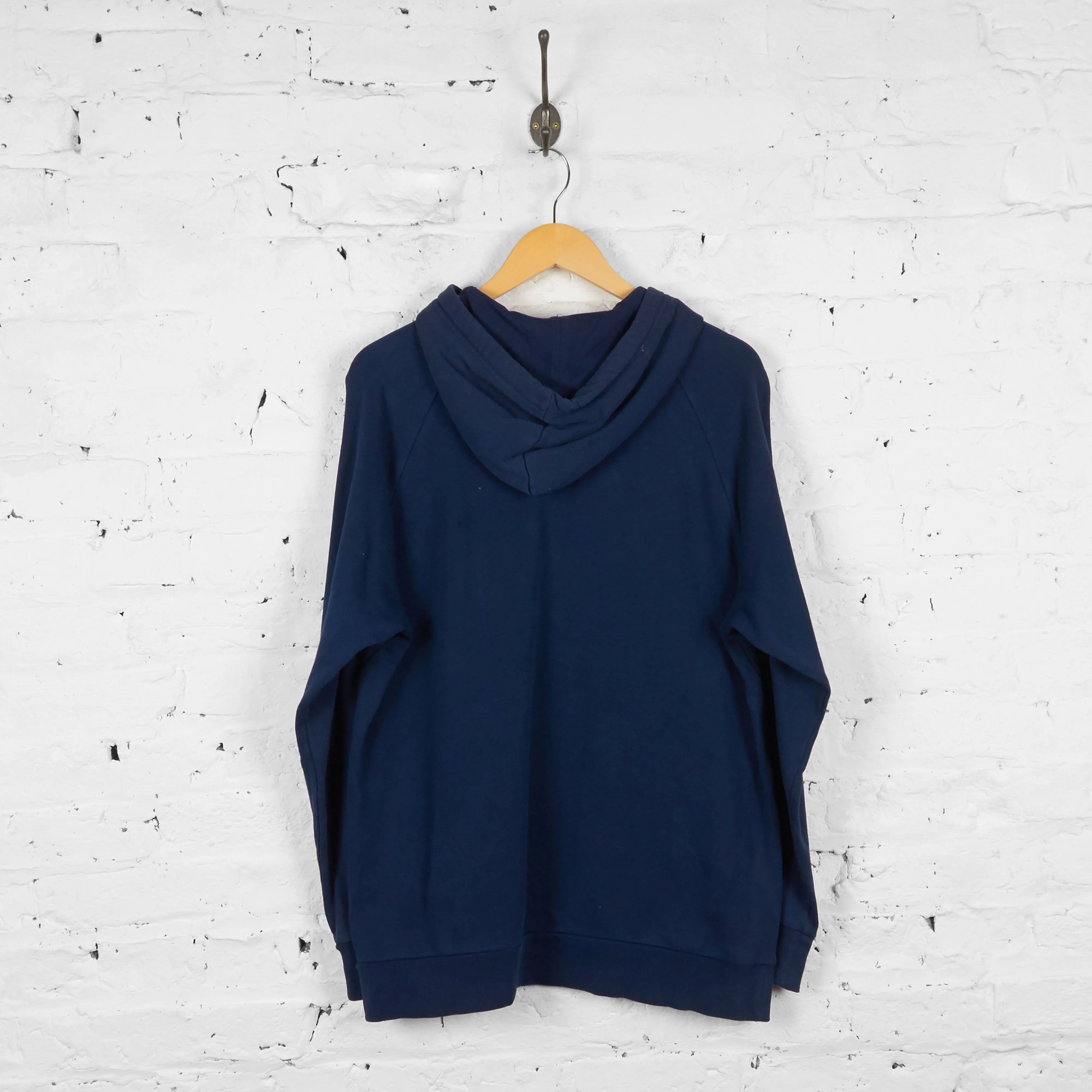 Vintage Adidas Hoodie - Navy - L