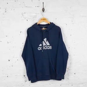 Vintage Adidas Hoodie - Navy - L