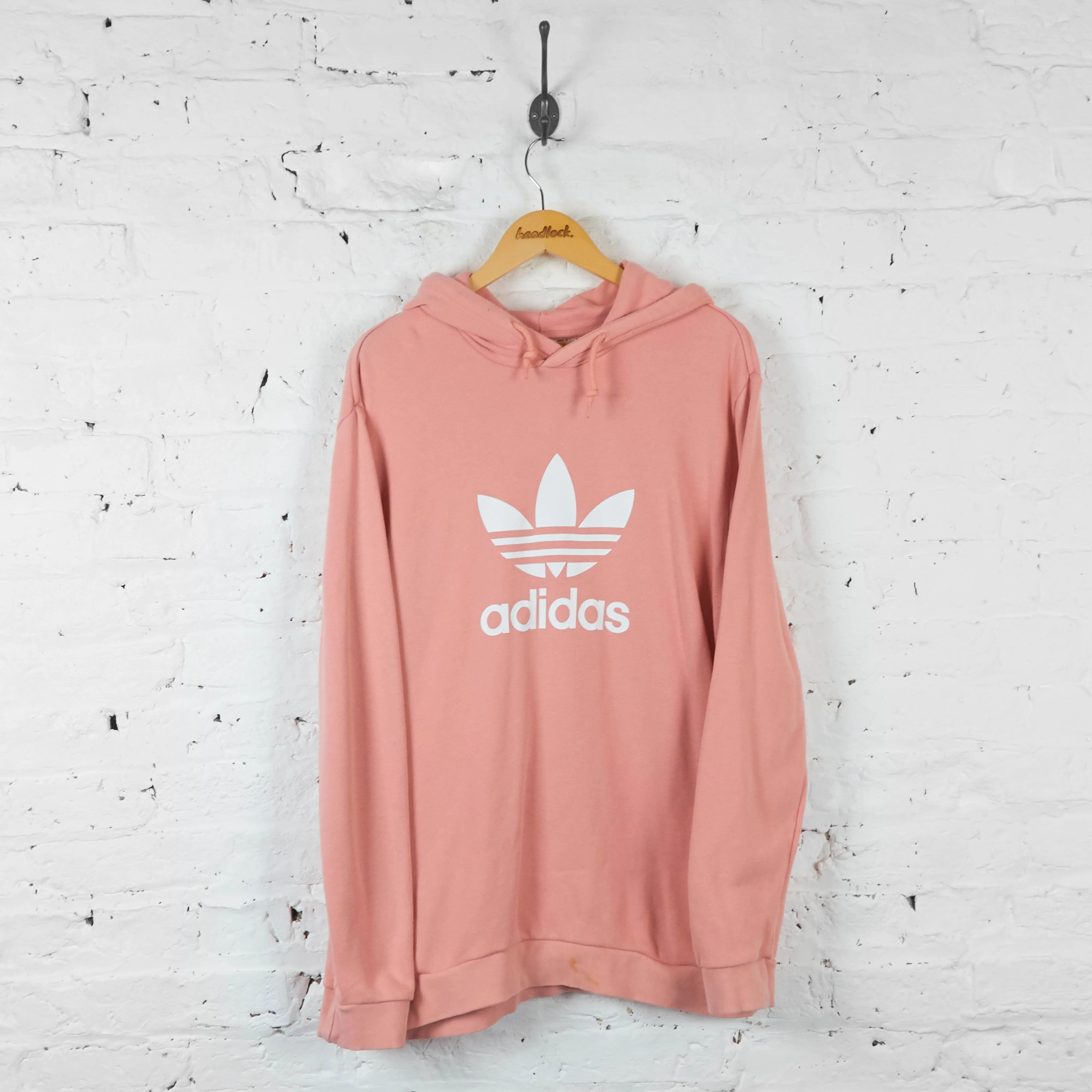 Vintage Adidas Hoodie - Pink - L