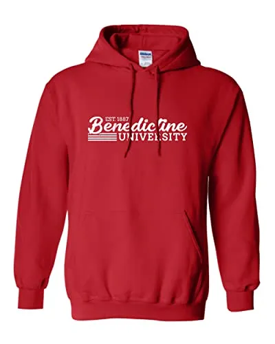 Vintage Benedictine University Hooded Sweatshirt