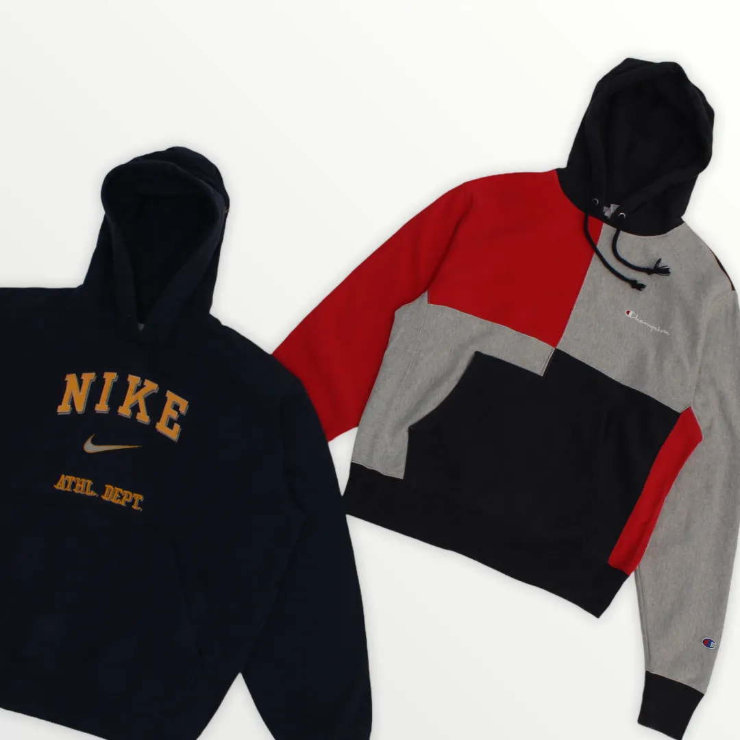 Vintage Branded Hoodies - 30 Pieces