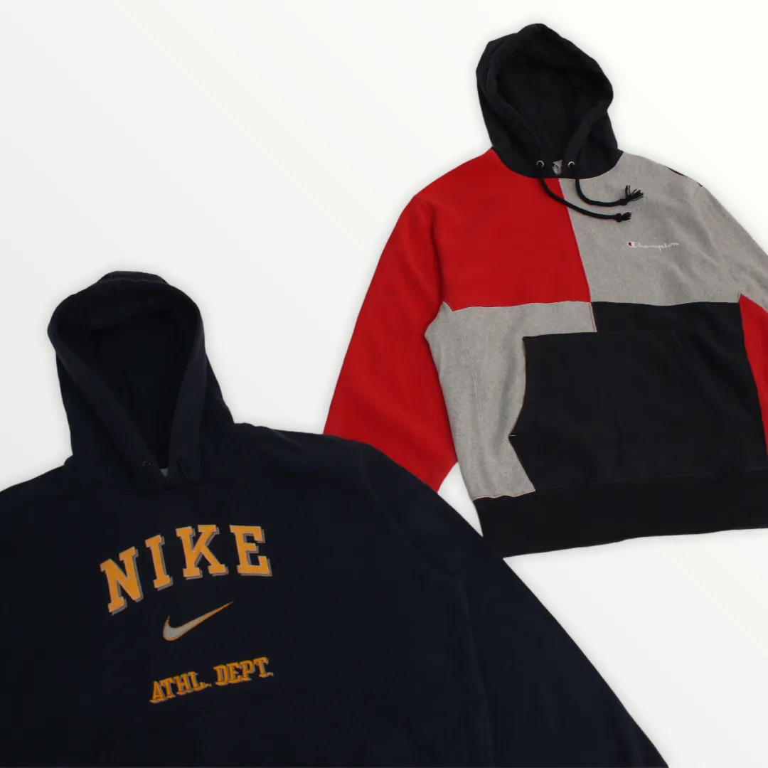 Vintage Branded Hoodies - 30 Pieces