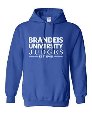 Vintage Brandeis University Hooded Sweatshirt