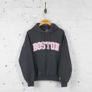 Vintage Champion Boston Hoodie - Grey - M