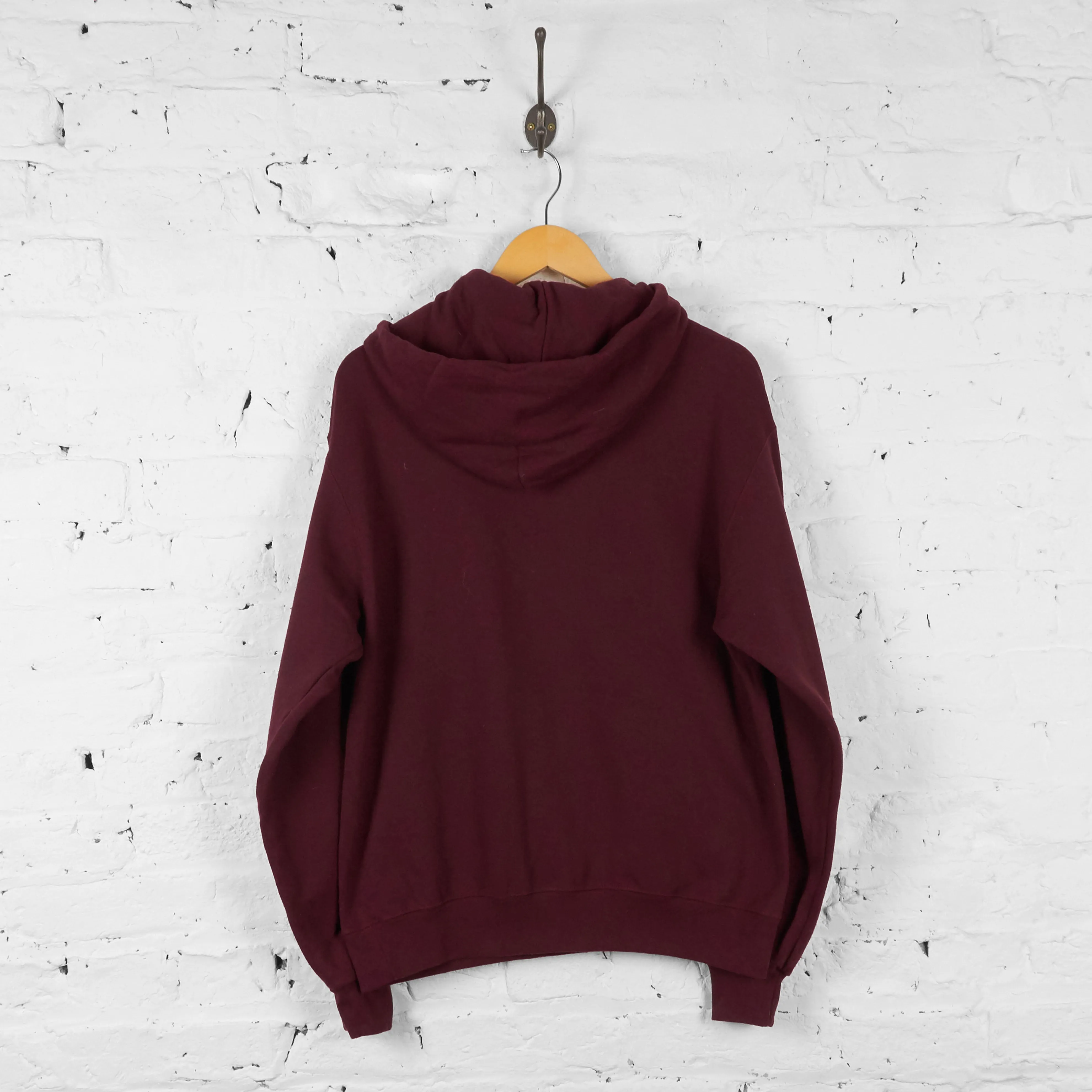 Vintage Champion MIT Hoodie - Burgundy - M