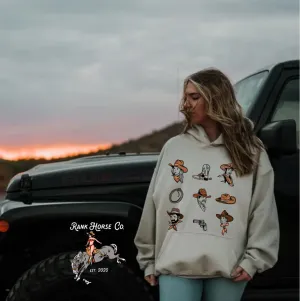 Vintage Cowboys Hoodie