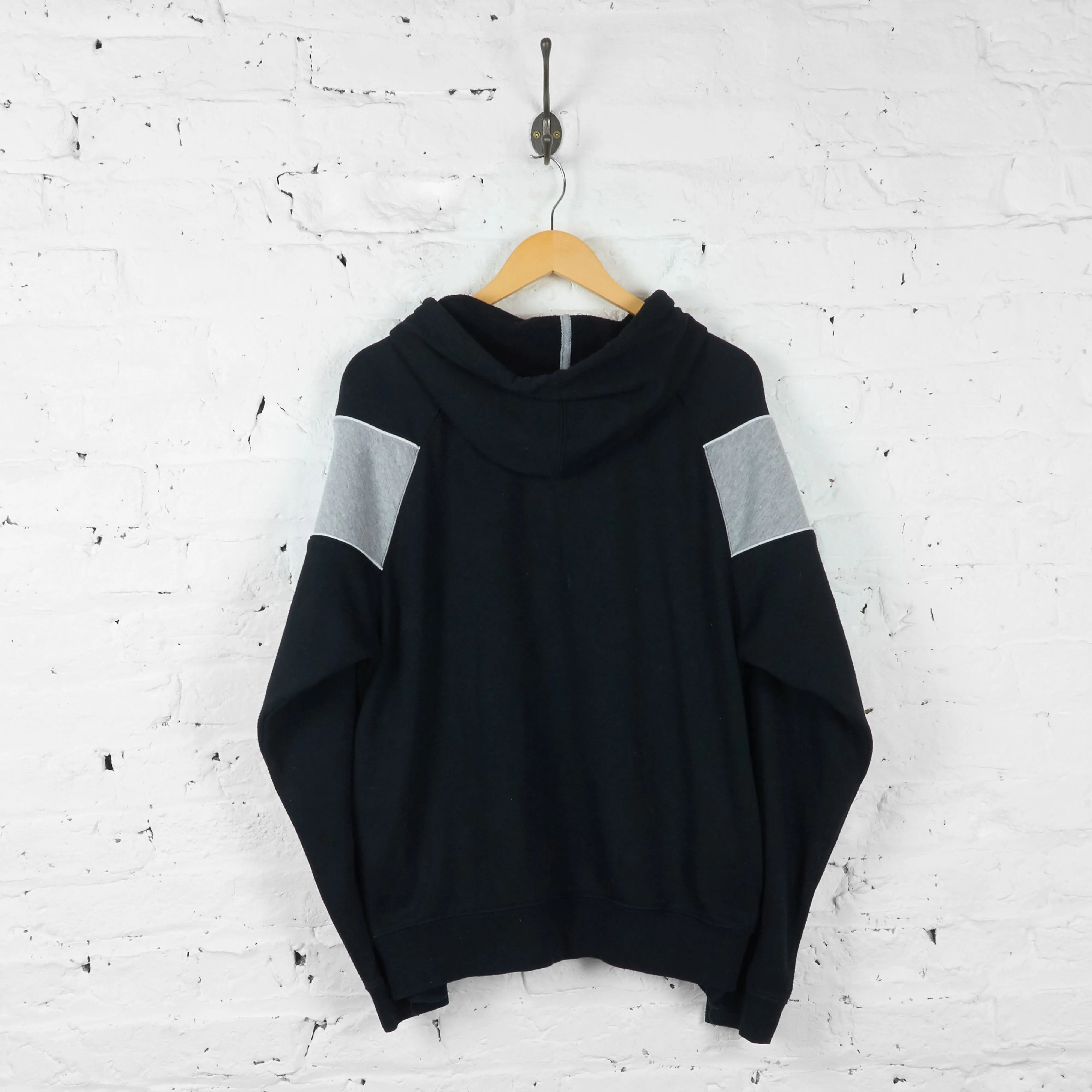 Vintage FILA Hoodie - Black/Grey - L