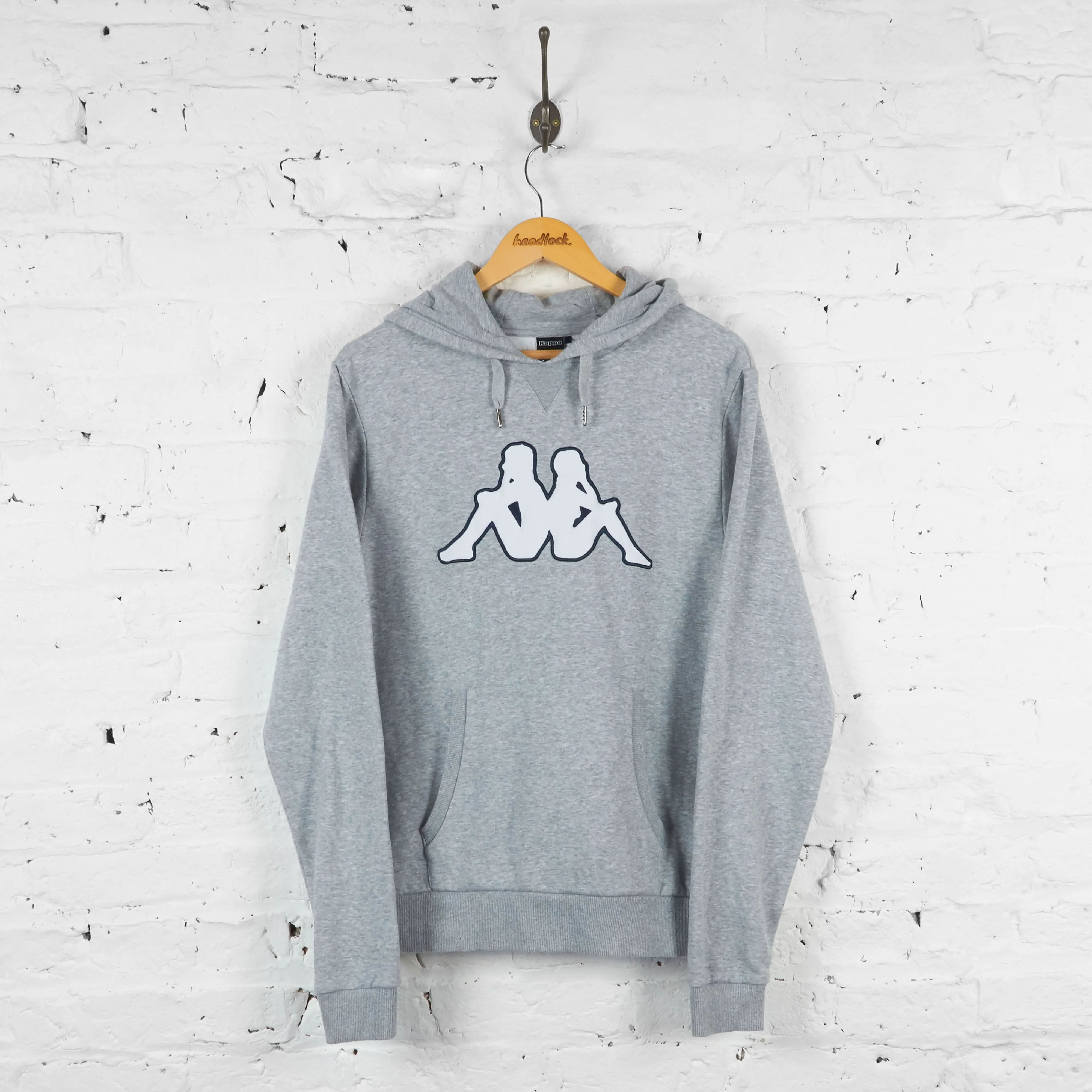 Vintage Kappa Hoodie - Grey - L