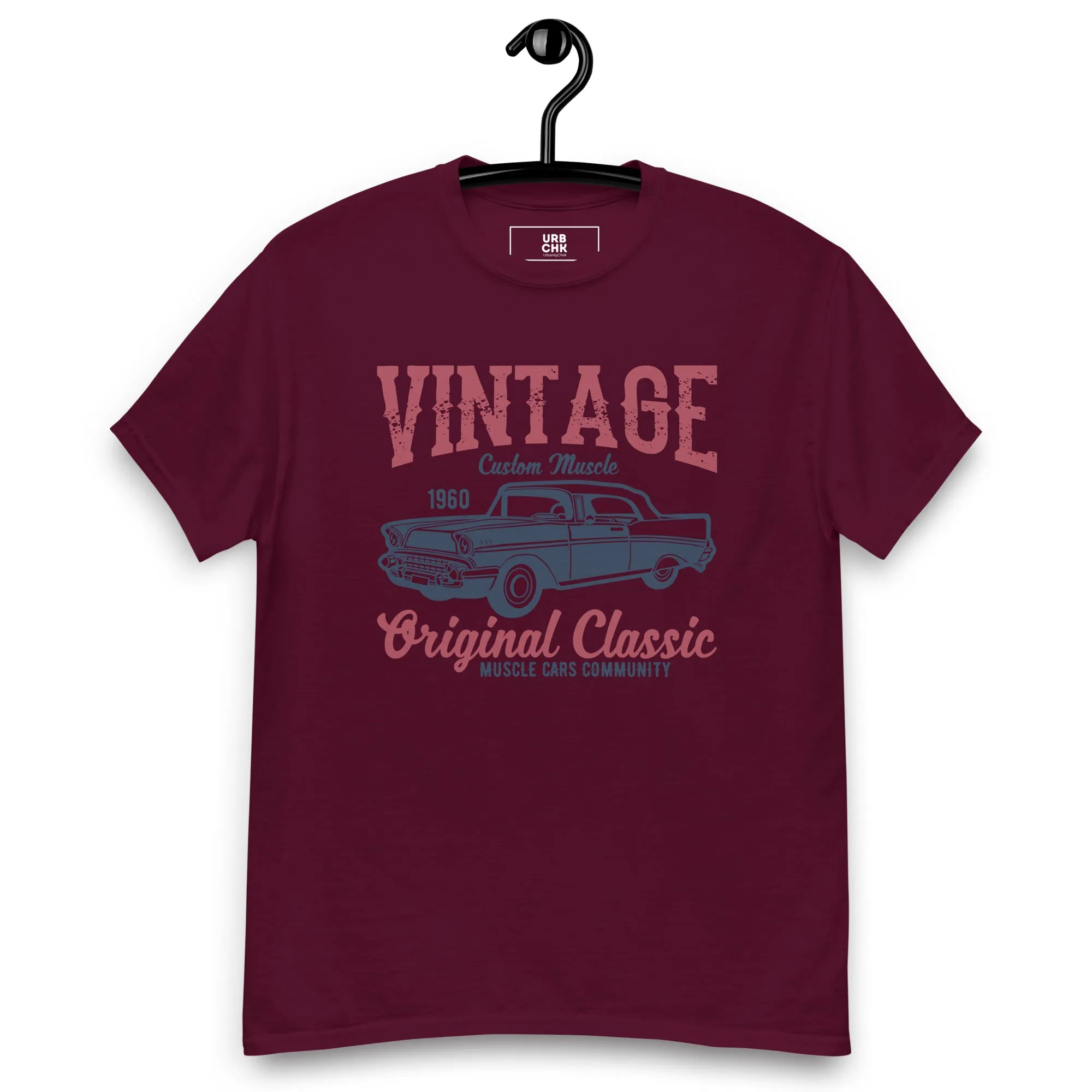 VINTAGE MEN'S TSHIRT RETRO TEES MEN CREWNECK MEN TSHIRTS