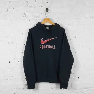 Vintage Nike Football Hoodie - Black - XL