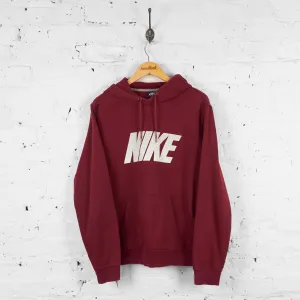 Vintage Nike Hoodie - Burgundy - L
