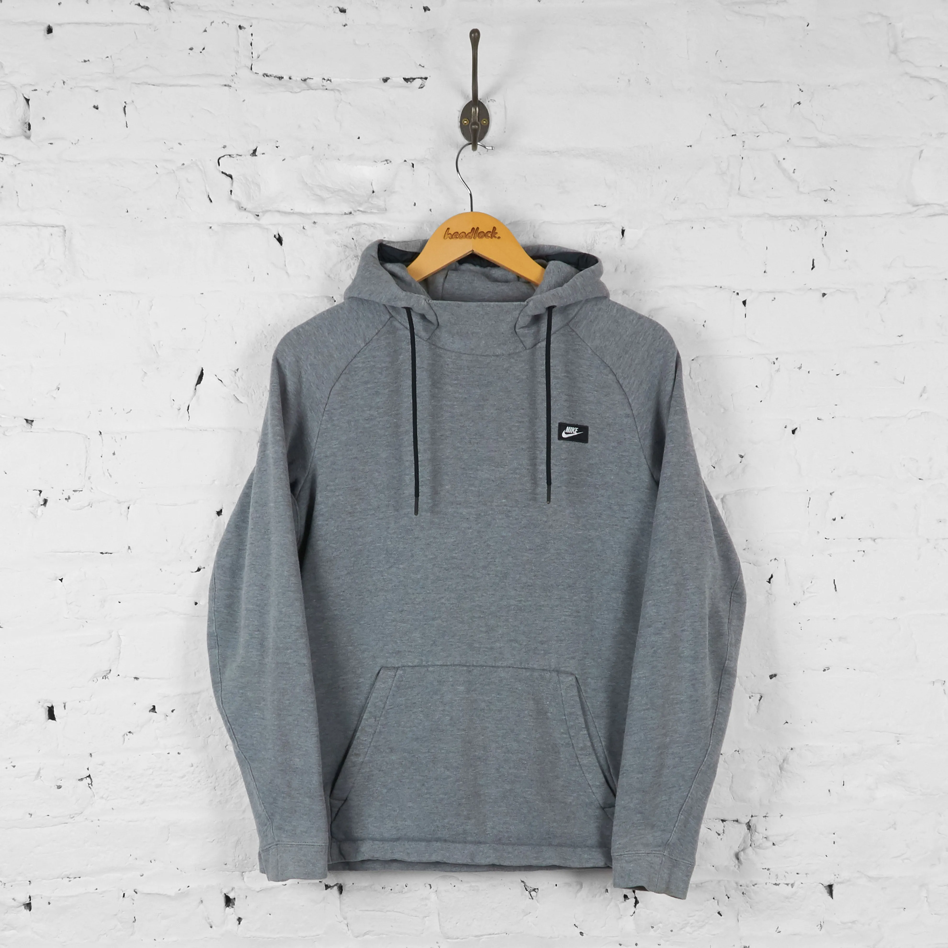 Vintage Nike Hoodie - Grey - M