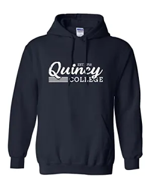 Vintage Quincy College Hooded Sweatshirt