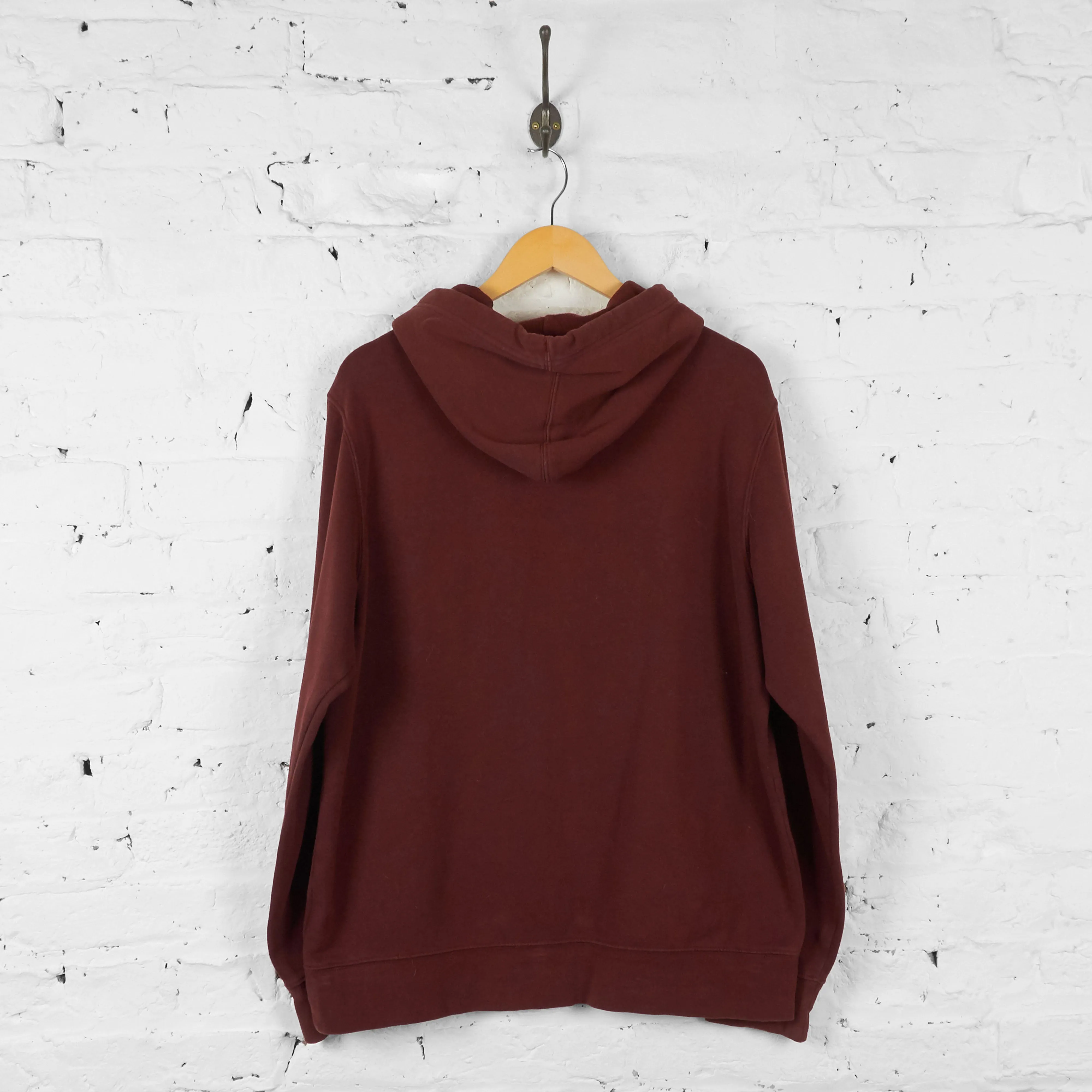 Vintage The North Face Hoodie - Burgundy - L