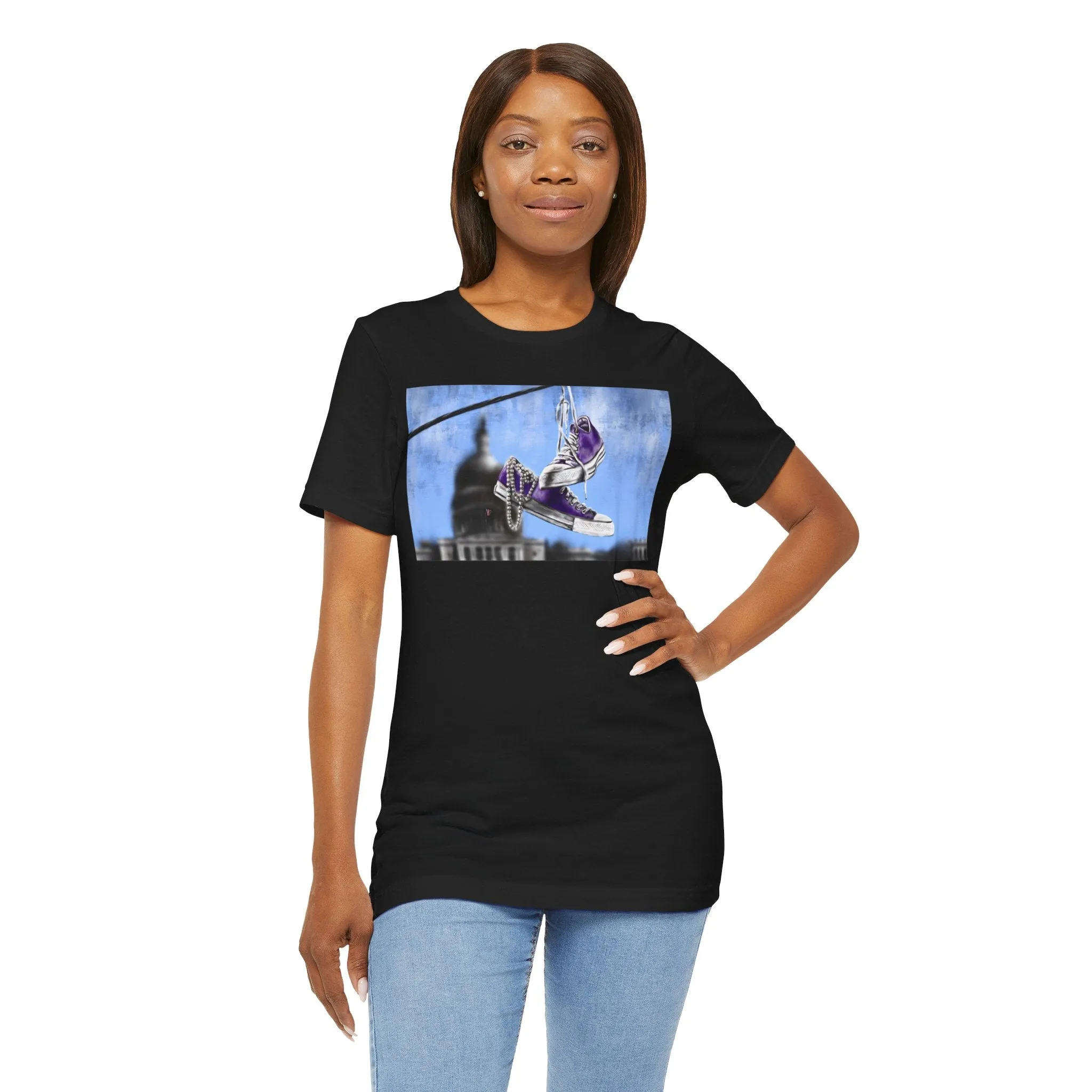 Violet Royalty | Chucks & Pearls Unisex T-Shirt