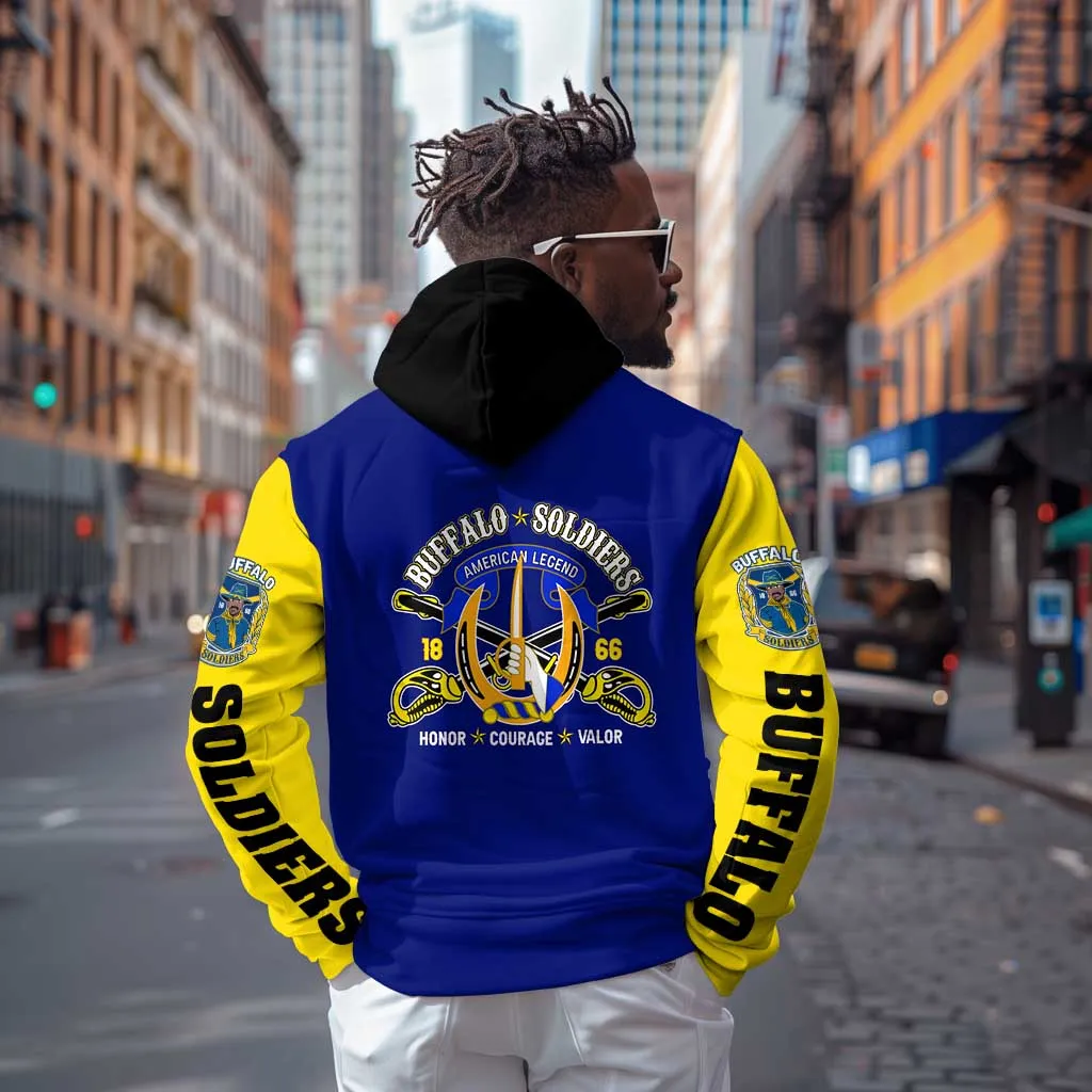 We Can We Will Buffalo Soldiers Hoodie Us Army Ready and Forward DT02
