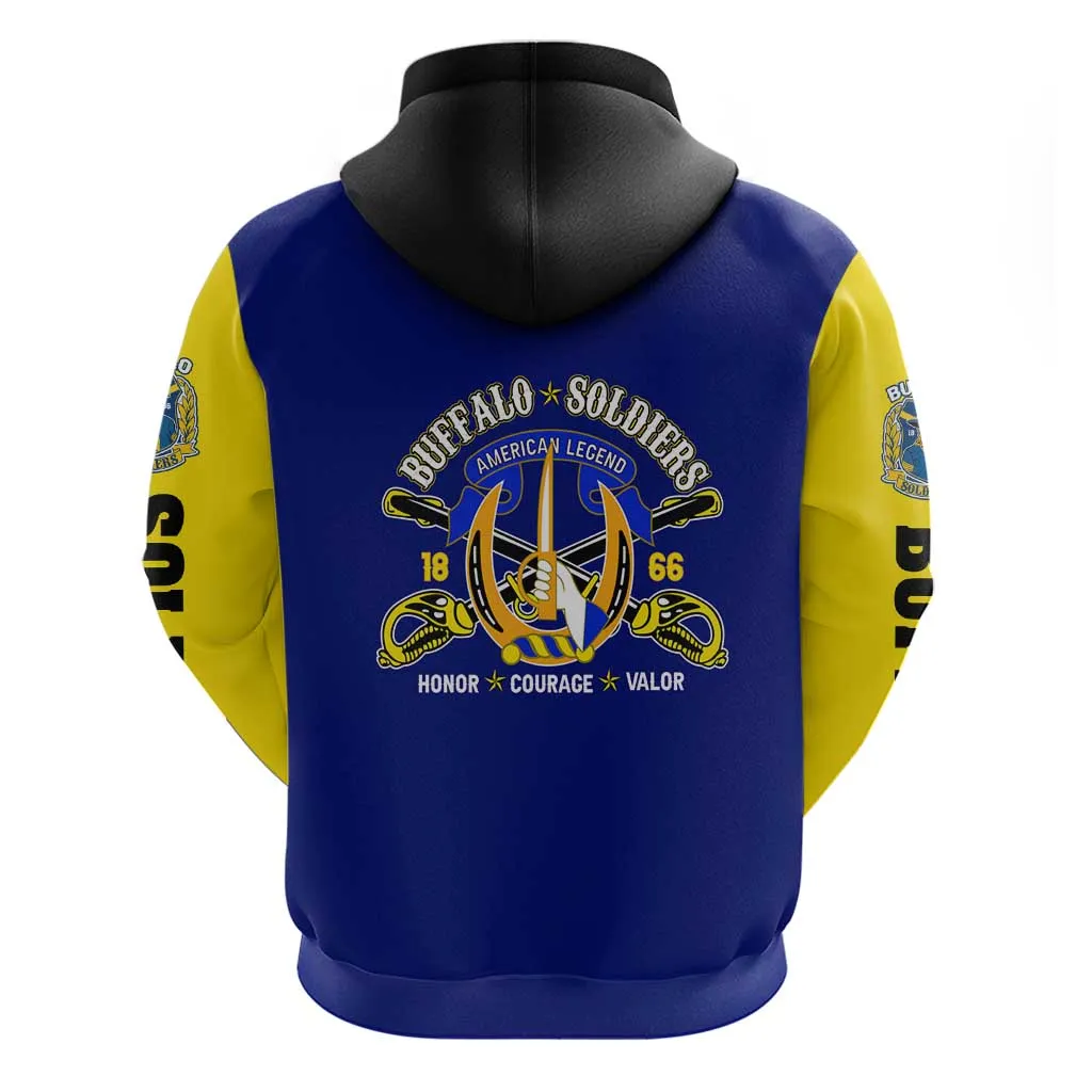 We Can We Will Buffalo Soldiers Hoodie Us Army Ready and Forward DT02