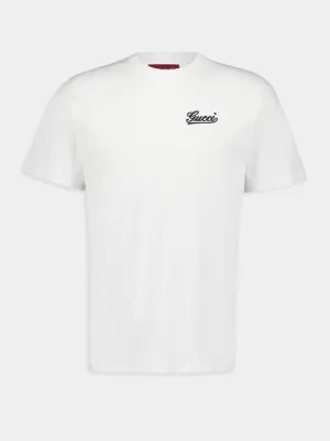 White Cotton Jersey T-Shirt